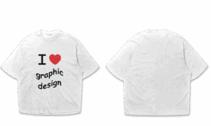 FRIZZ - TEE-SHIRT I LOVE GRAPHIC DESIGN